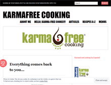 Tablet Screenshot of karma-free-cooking.com